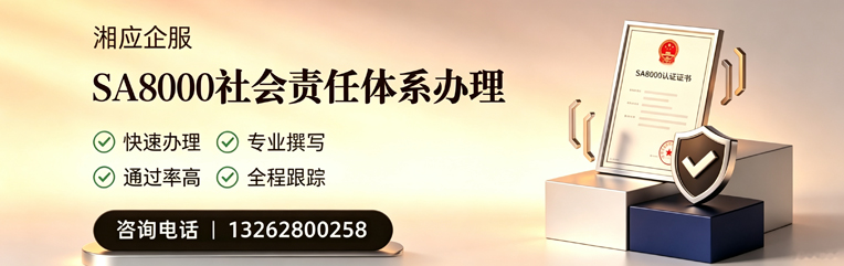广西SA8000社会责任体系认证服务