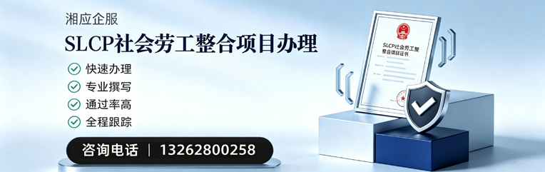 广西SLCP社会劳工整合项目申报服务