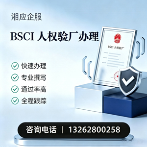 广西BSCI人权验厂申请服务