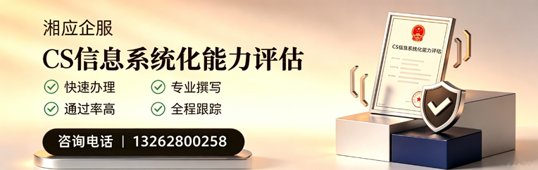 广西CS信息系统化能力评估申报服务